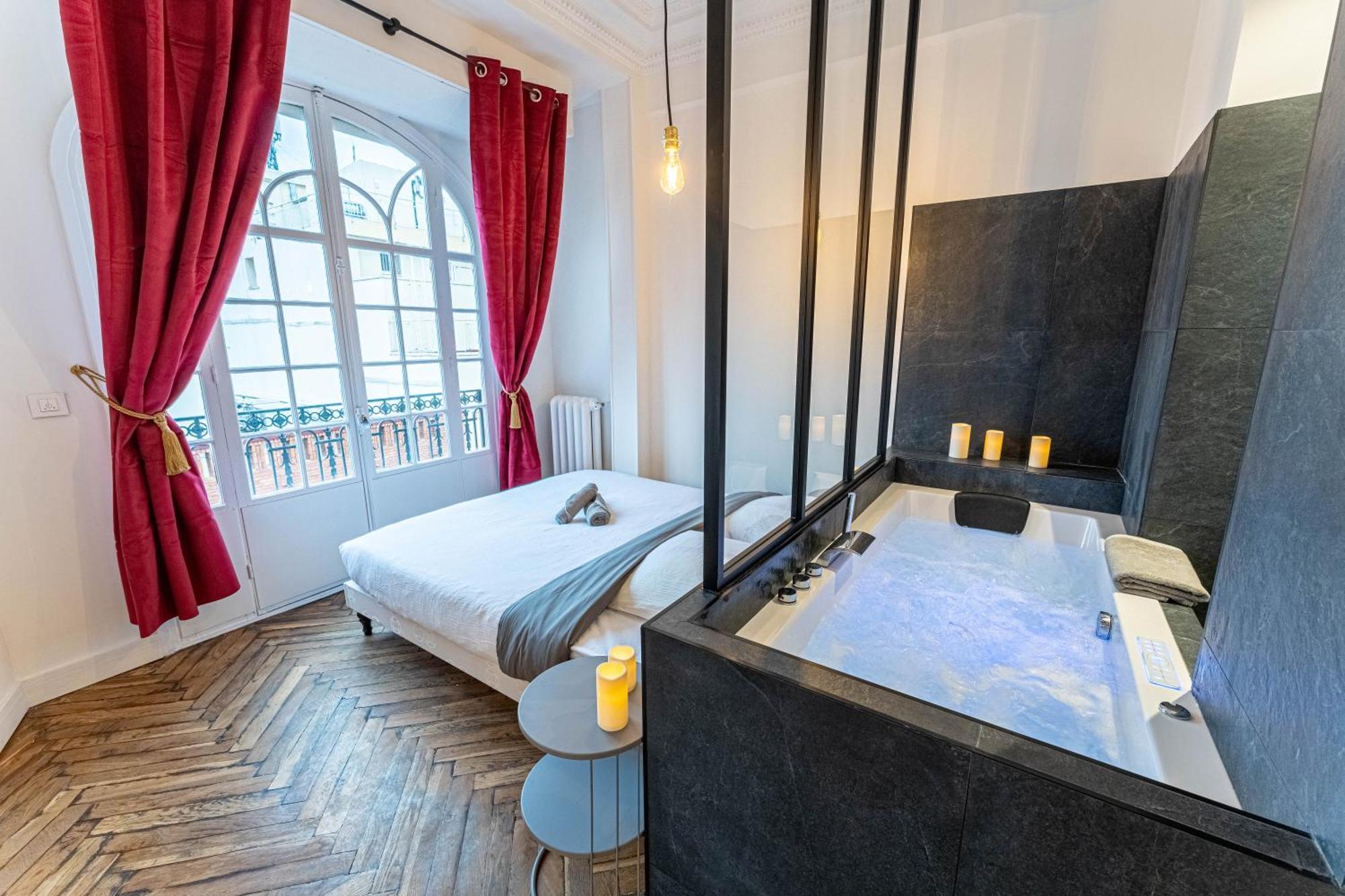 Jacuzzi-Nice Quartier Des Musiciens-Loft Exteriér fotografie